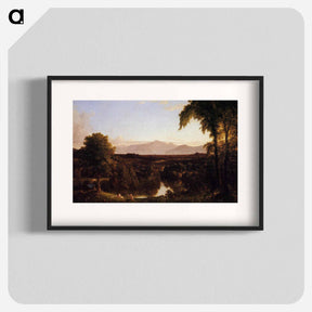 アートポスター-View on the Catskill, Early Autumn - トーマス コール Poster.