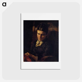 アートポストカード-Portrait of Sarah Ward Brinton - トーマス エイキンズ Postcard.