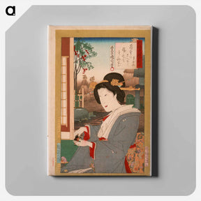 アートパネル-Tea Ceremony - 豊原 国周 Canvas.
