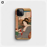 Tea Ceremony - 豊原 国周 Phone Case.