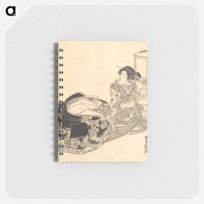 アートメモ帳-Courtesan or Actor as Courtesan Pouring Tea by the Light of a Lantern
 - 歌川 豊国 Memo.