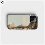 Crater in the Island of Stromboli - View of the Ottoman Empire Phone Case.