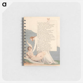 アートメモ帳-Young's Night Thoughts, Page 90, That Touch, with Charm Celestial Heals the Soul - ウィリアム ブレイク Memo.