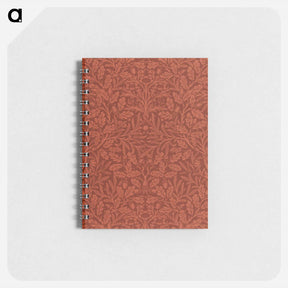 アートメモ帳-Acorns and oak leaves design - ウィリアム モリス Memo.