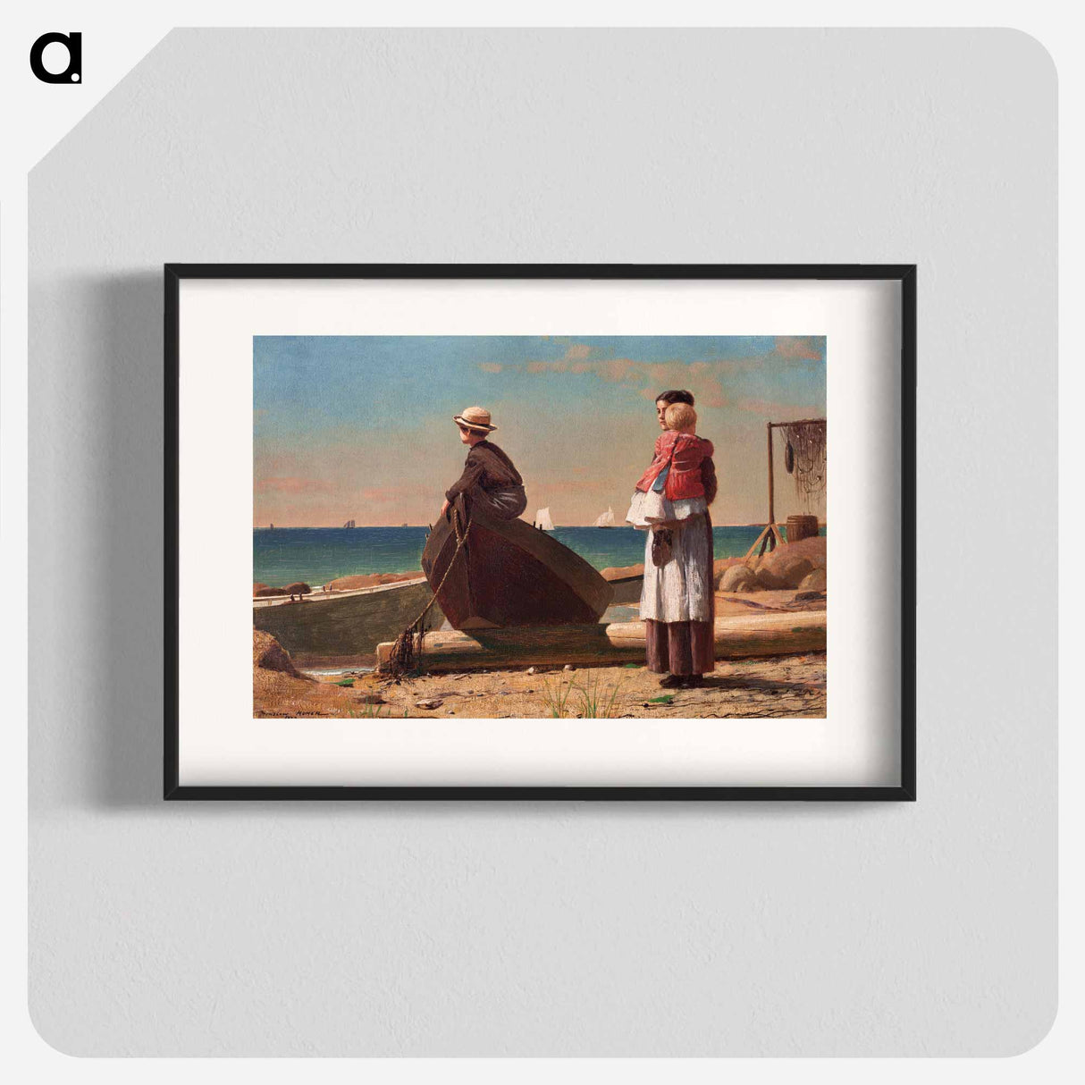 Dad's Coming - Winslow Homer Poster.