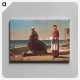 Dad's Coming - Winslow Homer Canvas.