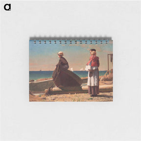 アートメモ帳-Dad's Coming - ウィンスロー ホーマー Memo.