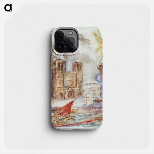 Notre-Dame de Paris - アドルフ レオン ウィレット Phone Case.
