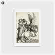 アートポストカード-Coat of Arms with a Skull - アルブレヒト デューラー Postcard.