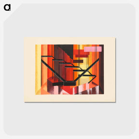 アートポストカード-Maquettes de théatre i.-xv. - アレクサンドラ エクスター Postcard.