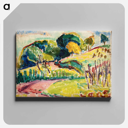 Hills - アルフレッド ヘンリー マウラー Canvas.