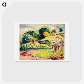 アートポストカード-Hills - アルフレッド ヘンリー マウラー Postcard.