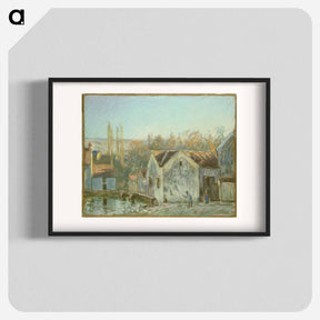 アートポスター-A Corner of Moret-sur-Loing - アルフレッド シスレー Poster.
