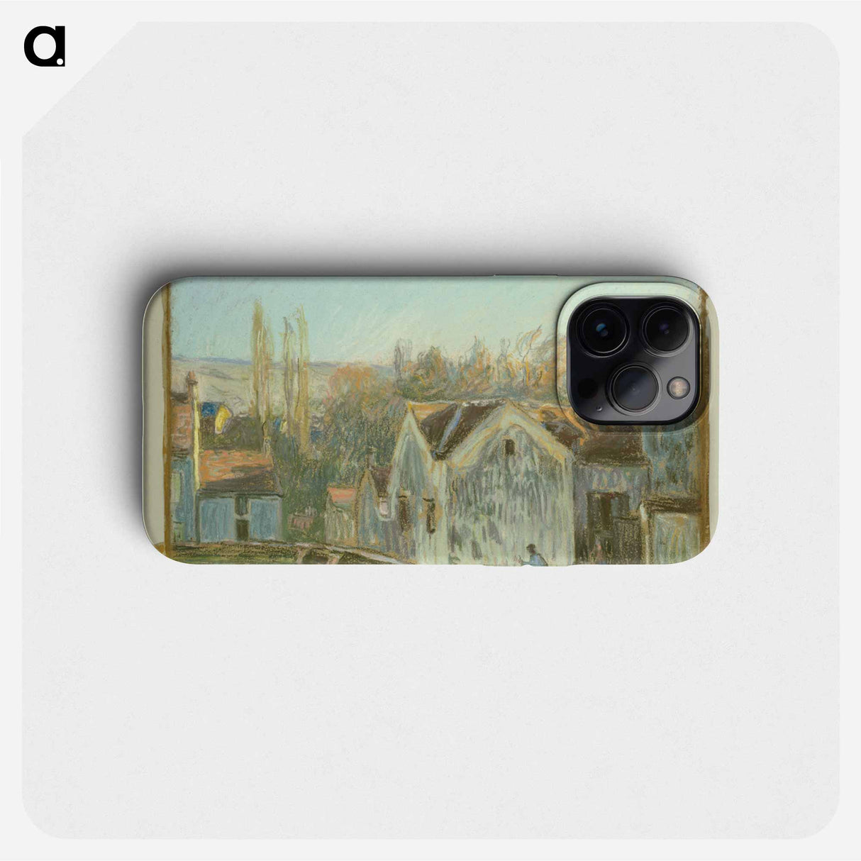 A Corner of Moret-sur-Loing - アルフレッド シスレー Phone Case.