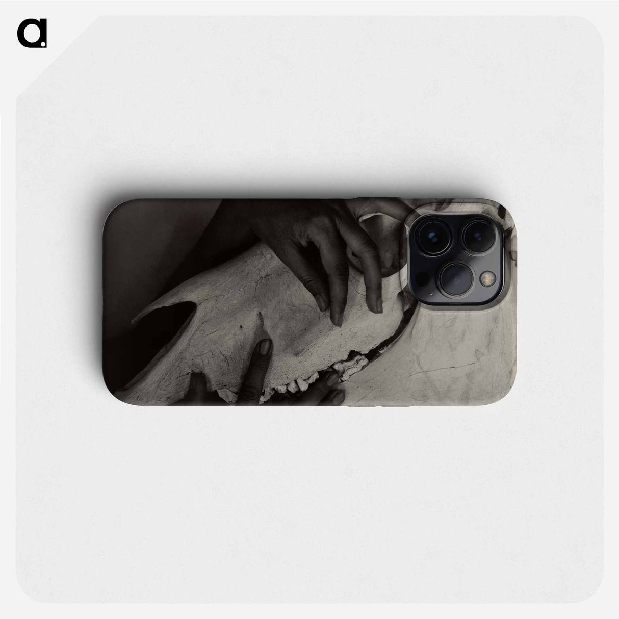 Hands and Horse Skull - アルフレッド スティーグリッツ Phone Case.