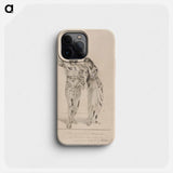 Hektor ja andromakhe hyvästelevät painautuen toisiaan vasten - アンダース エクマン Phone Case.