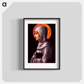 アートポスター-Saint Bernardine of Siena - アンドレア マンテーニャ Poster.