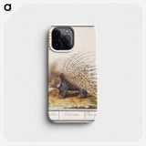 Crested Porcupine - アンセルムス ボエティウス デ ブート Phone Case.