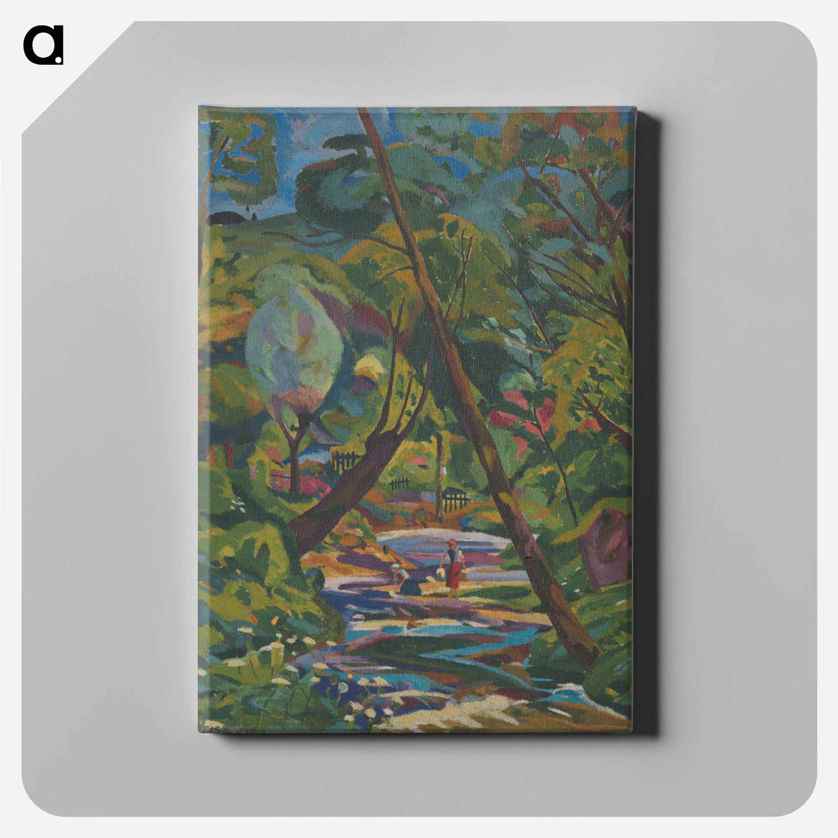 Kubinsky stream - アーノルド ピーター ワイズ クビンチャン Canvas.