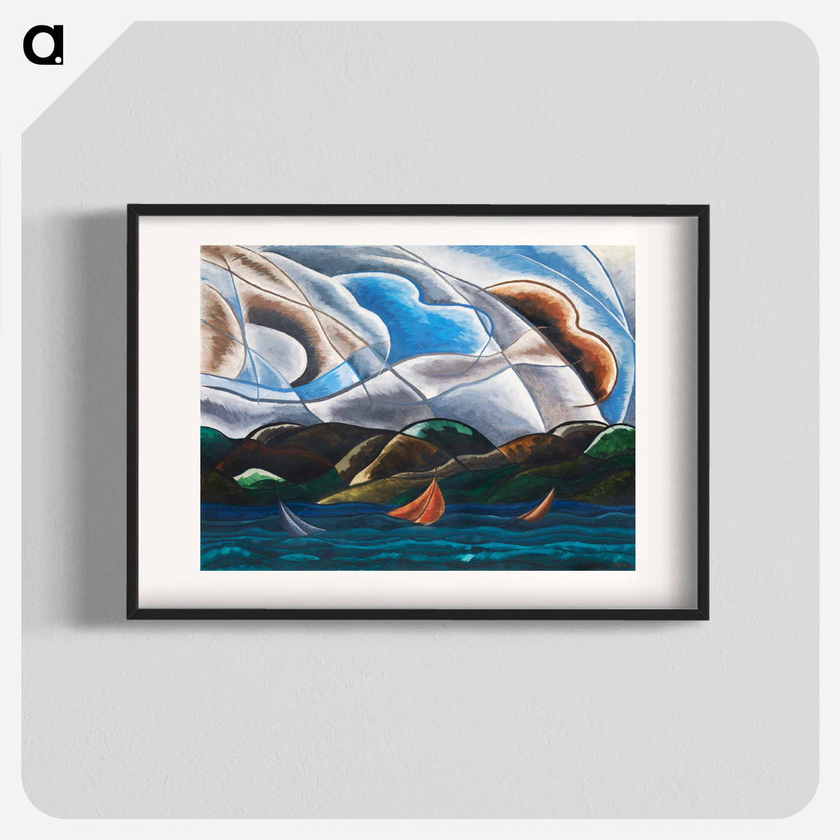 Clouds and Water - アーサー ダヴ Poster.