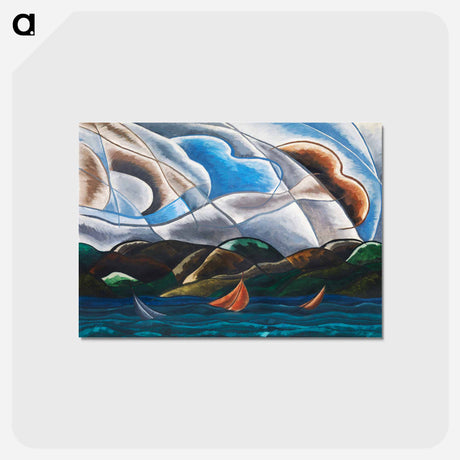 アートポストカード-Clouds and Water - アーサー ダヴ Postcard.