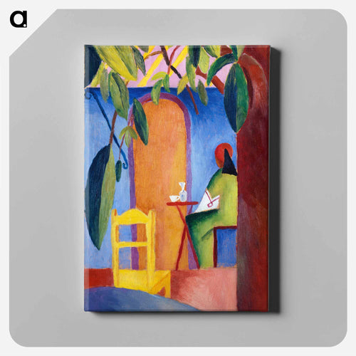 Türkisches Café - August Macke Canvas.