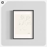 Two Figures - オーギュスト ロダン Poster.