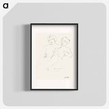 Two Figures - Auguste Rodin Poster.