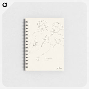 アートメモ帳-Two Figures - オーギュスト ロダン Memo.