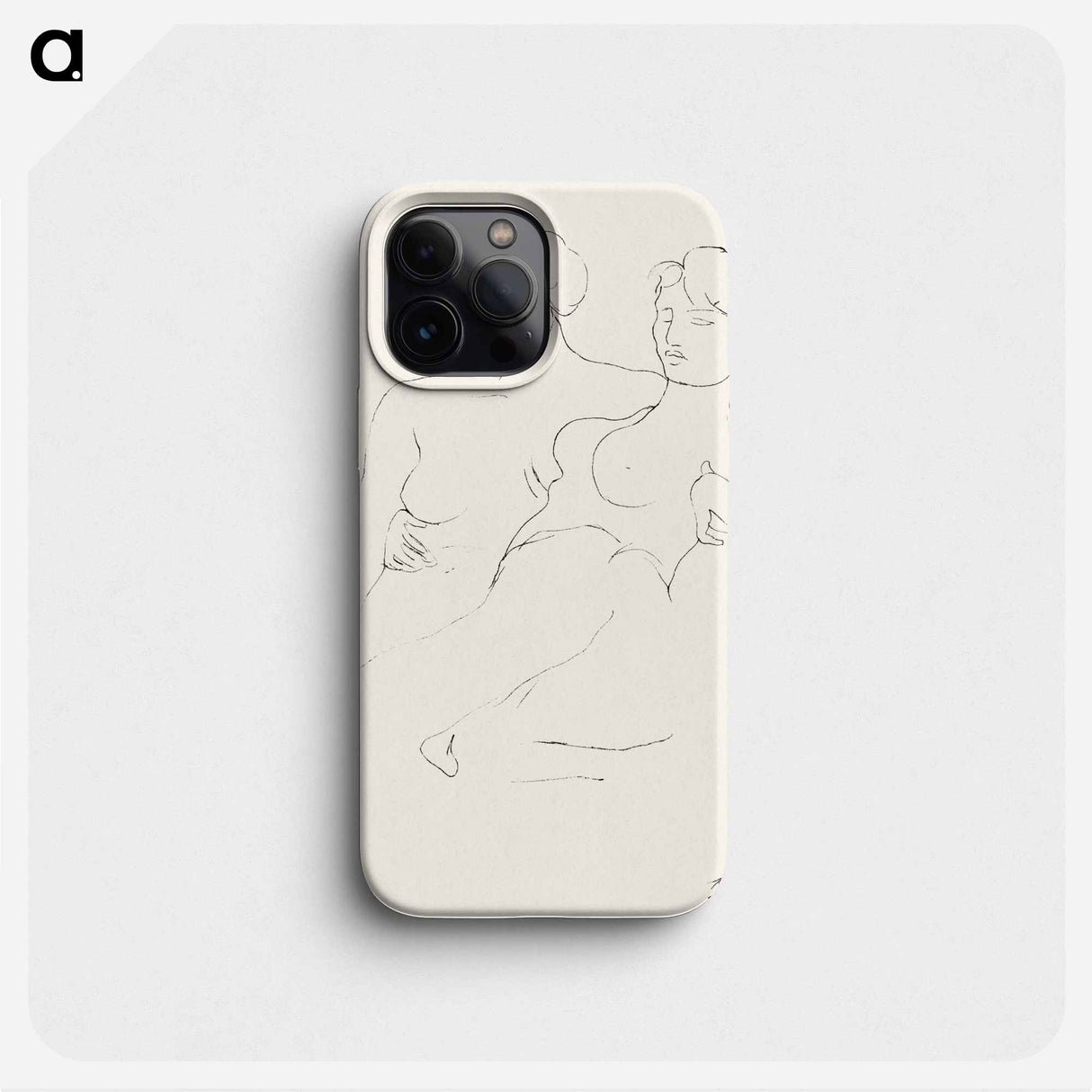 Two Figures - Auguste Rodin Phone Case.