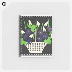 アートメモ帳-Basket of Flowers
 - 花のバスケット Memo.