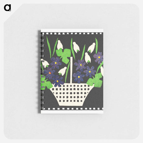 アートメモ帳-Basket of Flowers
 - 花のバスケット Memo.