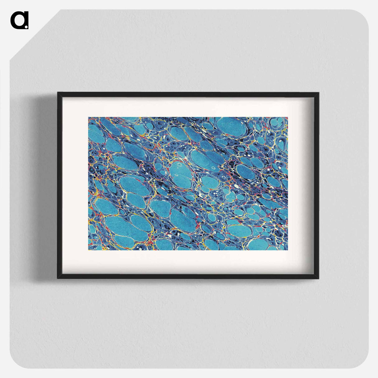 アートポスター-Abstract Marble Texture
 - 大英図書館 Poster.