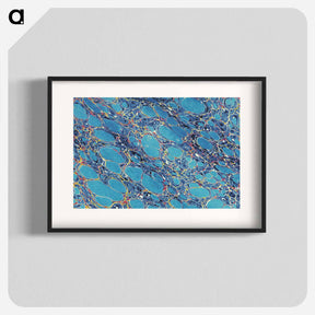 アートポスター-Abstract Marble Texture
 - 大英図書館 Poster.