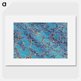 アートポスター-Abstract Marble Texture
 - 大英図書館 Poster.