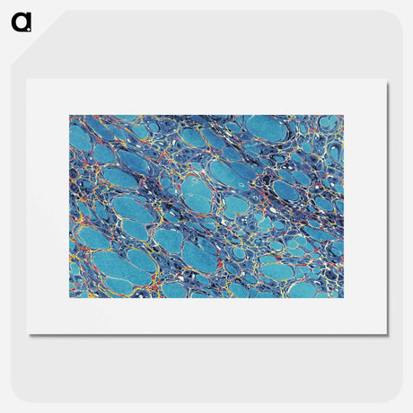 アートポスター-Abstract Marble Texture
 - 大英図書館 Poster.