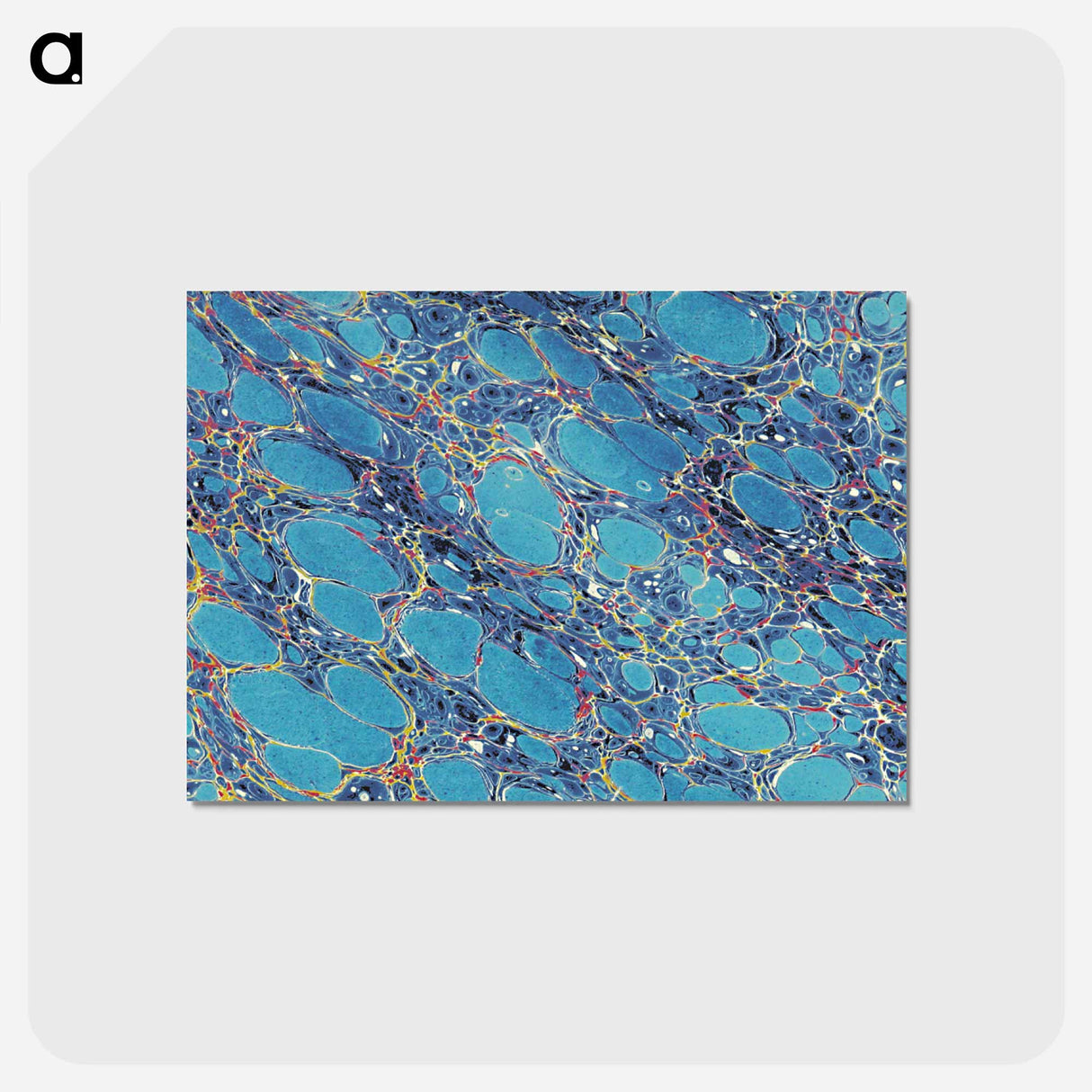 アートポストカード-Abstract Marble Texture
 - 大英図書館 Postcard.