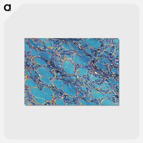 アートポストカード-Abstract Marble Texture
 - 大英図書館 Postcard.