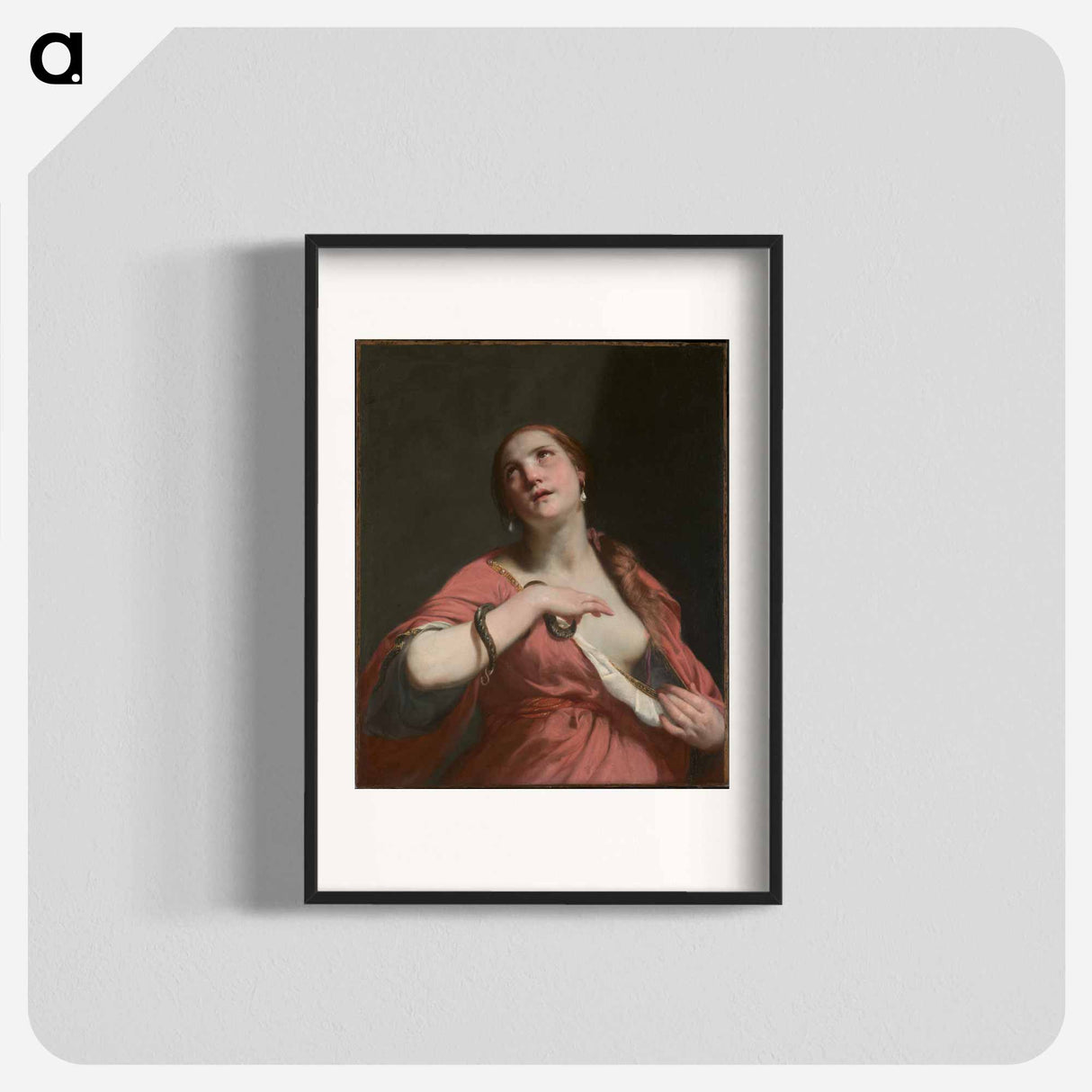 The Death of Cleopatra - Caravaggio Poster.