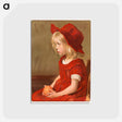 アートポストカード-Fillette à l'Orange
 - クリーブランド美術館 Postcard.