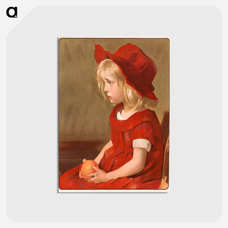 アートポストカード-Fillette à l'Orange
 - クリーブランド美術館 Postcard.