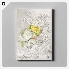 アートパネル-Flower Arrangement
 - コルネリス プロース ファン アムステル Canvas.