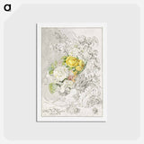 アートポストカード-Flower Arrangement
 - コルネリス プロース ファン アムステル Postcard.