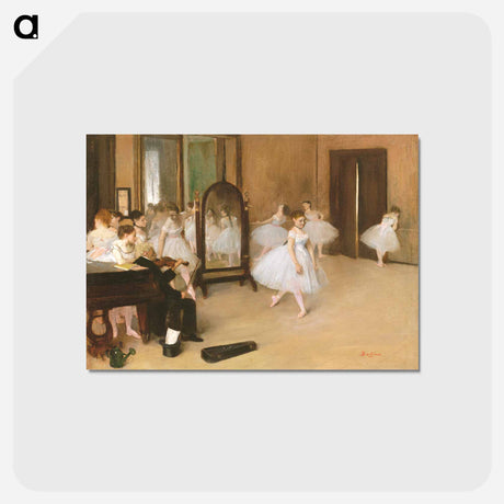 アートポストカード-The Dancing Class - エドガー ドガ Postcard.