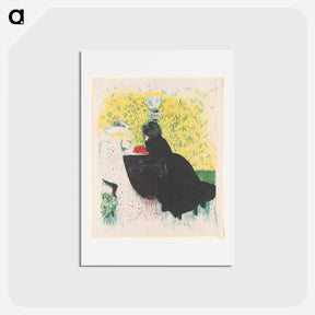 アートポストカード-Les deux belles-soeurs - エドゥアール ヴュイヤール Postcard.