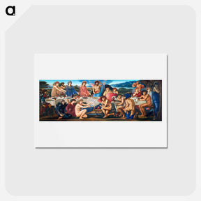 アートポストカード-The Feast of Peleus - エドワード バーン ジョーンズ Postcard.