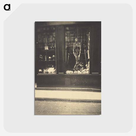 アートポストカード-Naturaliste, rue de l'école de médecine
 - ウジェーヌ アジェ Postcard.