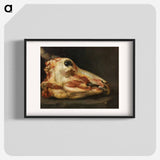 Skinned Head of an Ox - Francisco de Goya Poster.