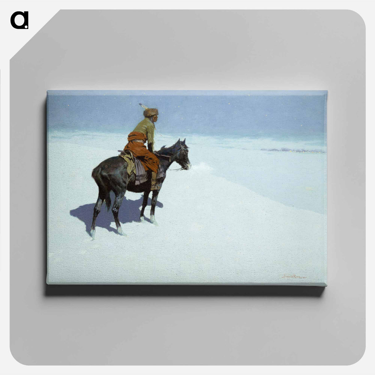 アートパネル-Friends or Foes? (The Scout)
 - フレデリック レミントン Canvas.