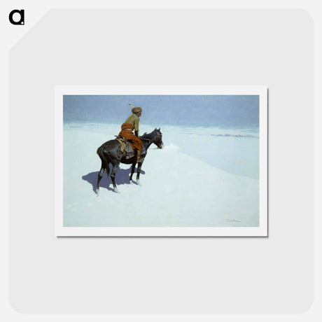 アートポストカード-Friends or Foes? (The Scout)
 - フレデリック レミントン Postcard.